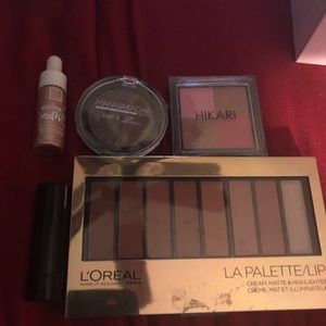 Various eye and lip makeup unused